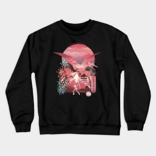 Pink Ranger Ukiyo E Crewneck Sweatshirt